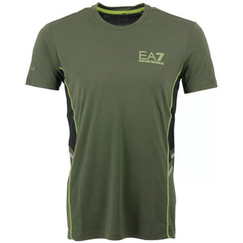 Vêtements Homme T-shirts & Polos Ea7 Emporio denim-slim-cut Armani Tee-shirt Vert