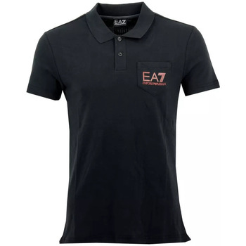 Vêtements Homme T-shirts & Polos Ea7 Emporio denim-slim-cut Armani Polo Noir