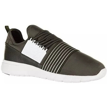 Chaussures Homme Baskets basses Ea7 Emporio Armani leather Racer Slip Trainers Vert