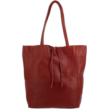 Sacs Femme Sacs Dupond Durand EVORA sac cabas tote bag cuir Rouge