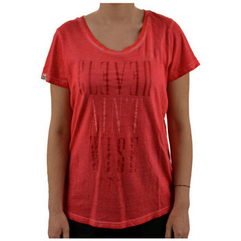 Vêtements Femme T-shirts manches courtes Puma WashedT-shirt Rose