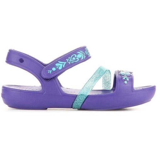 Chaussures Enfant Sandales et Nu-pieds Crocs fringed Line Frozen Sandal 204139-506 Multicolore
