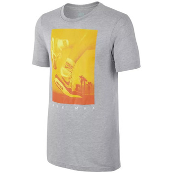Vêtements Homme T-shirts manches courtes Nike Air Max Photo Gris