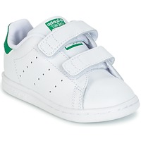 Chaussures Enfant Baskets basses adidas Originals STAN SMITH CF C Blanc / vert