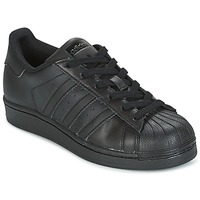 Chaussures Enfant Baskets basses adidas Originals SUPERSTAR Noir