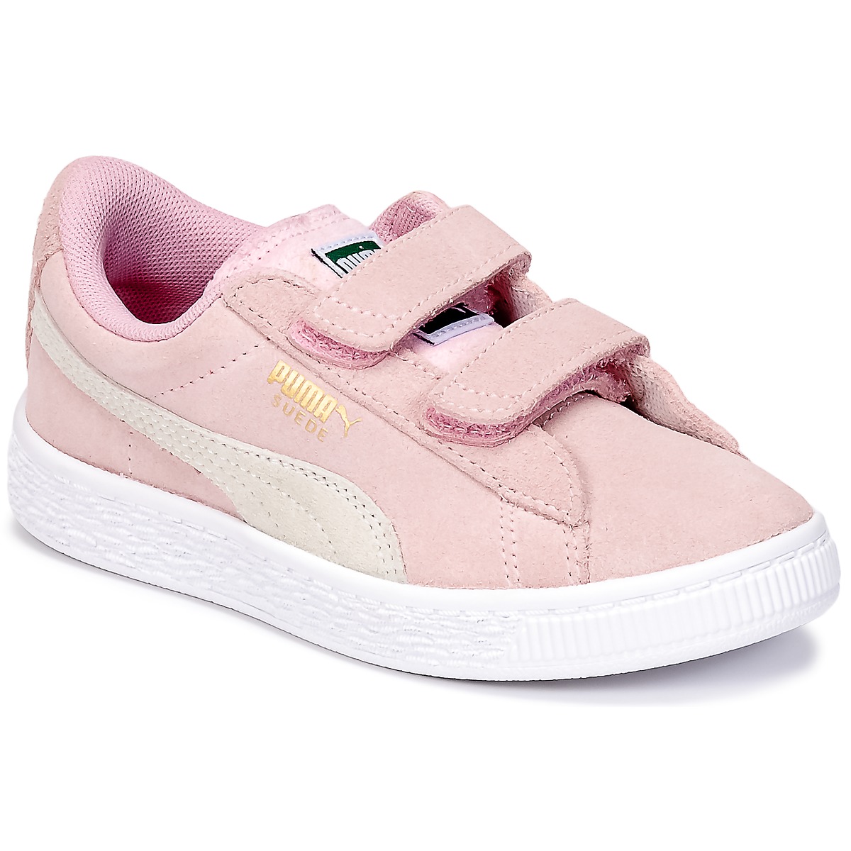 Chaussures Fille backpack puma core up backpack 077386 01 puma black SUEDE 2 STRAPS PS Rose
