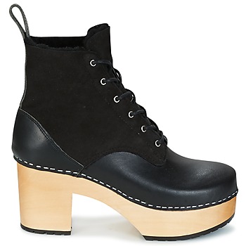 Swedish hasbeens HIPPIE LACE UP Noir