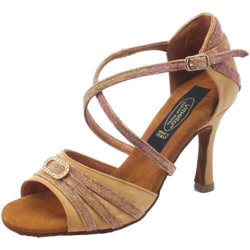 Chaussures Femme Sandales sport Vitiello Dance Shoes 479 Camoscio Night Multicolore
