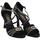 Chaussures Femme Sandales sport Vitiello Dance Shoes 479 Camoscio Night Noir