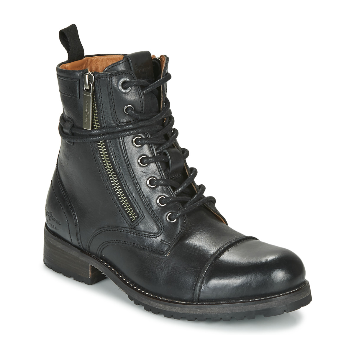 Chaussures Femme Boots Pepe jeans MELTING Noir