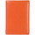 Sacs Femme Largeur : 9.0cm Porte-feuille Cuir De Vachette Souple Lisse GH 33518 Orange