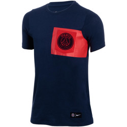 Vêtements Garçon T-shirts manches courtes Nike Tee-shirt Bleu