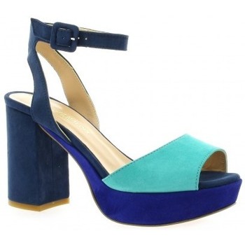 Chaussures Femme Escarpins Fremilu Escarpins cuir velours Bleu