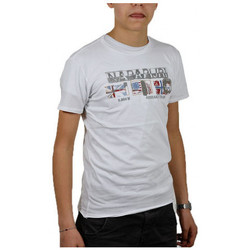 Vêtements Enfant T-shirts & Polos Napapijri ksarvada Blanc