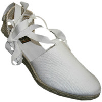 Chaussures Femme Chaussons Andinas Chaussures de Valence liés à la patte de Blanc