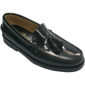 Chaussures Homme Mocassins Edward's Castellanos avec glands  en noir negro