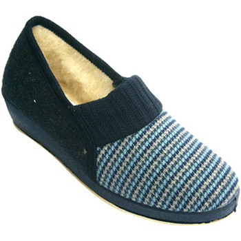 Chaussures Femme Chaussons Made In Spain 1940 Chaussure de poule femme avec doublure e Bleu