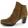 Chaussures Femme Boots Gabor Bottines en velours Marron