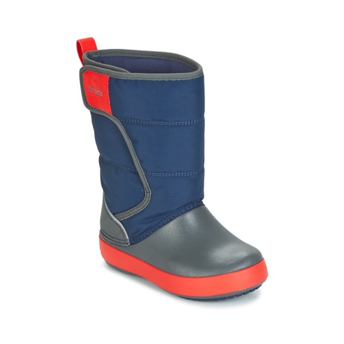 Chaussures Enfant Malles / coffres de rangements Crocs LODGEPOINT SNOW BOOT K Marine