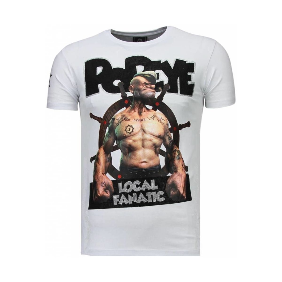 Vêtements Homme T-shirts manches courtes Local Fanatic 43871384 Blanc