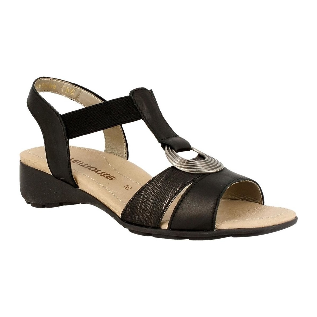 Chaussures Femme Sandales et Nu-pieds Remonte R5273 Noir