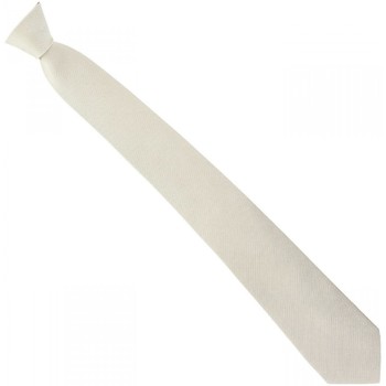 cravates et accessoires emporio balzani  cravate en soie unie beige 