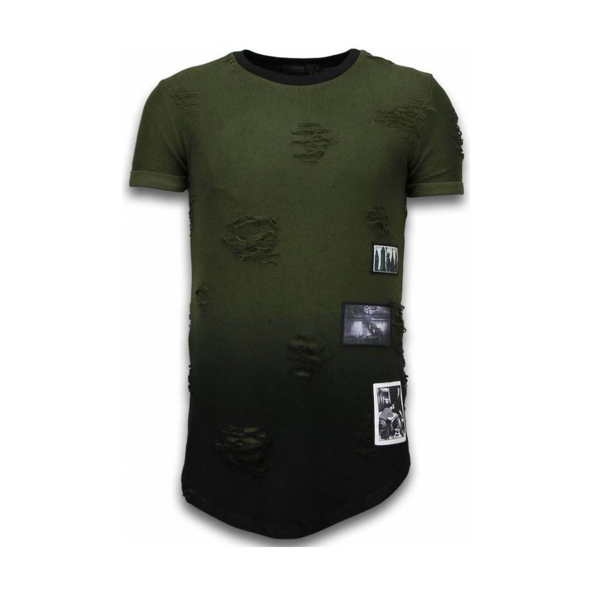 Vêtements Homme T-shirts manches courtes Justing 46494920 Vert