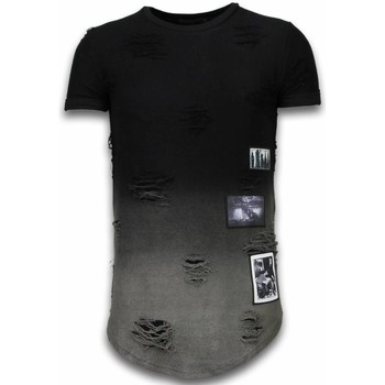 Vêtements Homme T-shirts manches courtes Justing 46493828 Noir