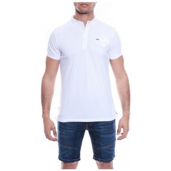 Vêtements Homme Bedrucktes T-Shirt mit hohem Baumwollanteil in eng anliegender Passform Ritchie POLO PRIMIX Blanc