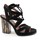 Chaussures Femme Sandales et Nu-pieds Sapena SAP-E17-33348-NE Noir