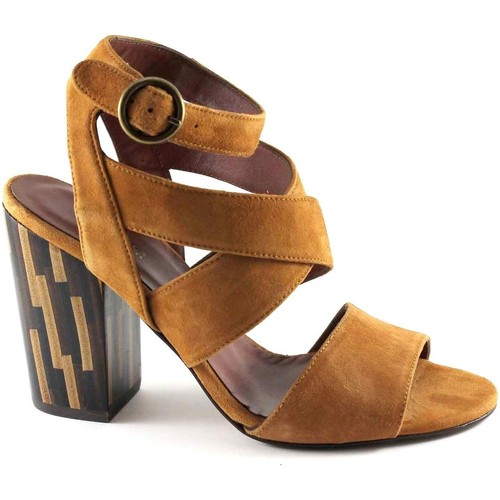 Chaussures Femme Sandales et Nu-pieds Sapena SAP-E17-33383-KA Marron