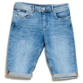 Vêtements Garçon Shorts / Bermudas Kaporal Bermuda en jean Garçon Eole Bleu Bleu