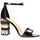 Chaussures Femme Sandales et Nu-pieds Vicenza 277001 Istanbul santal Femme Noir Noir