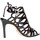 Chaussures Femme Sandales et Nu-pieds Vicenza 235001 Paris santal Femme Noir Noir