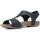 Chaussures Femme Sandales et Nu-pieds Interbios SANDALES ANATOMIQUES INTERMÉDIAIRES 4420 Noir
