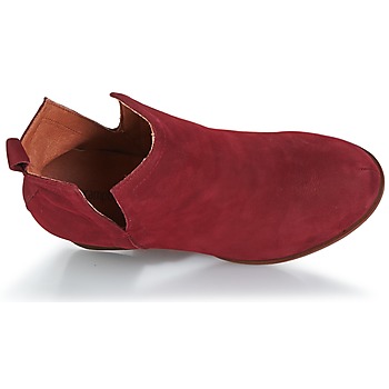Chaussures Jeffrey Campbell Oshea nubuck Bordeaux - Livraison Gratuite 