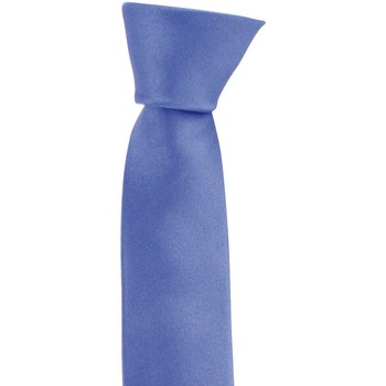 Andrew Mc Allister cravate en soie slim bleu Bleu