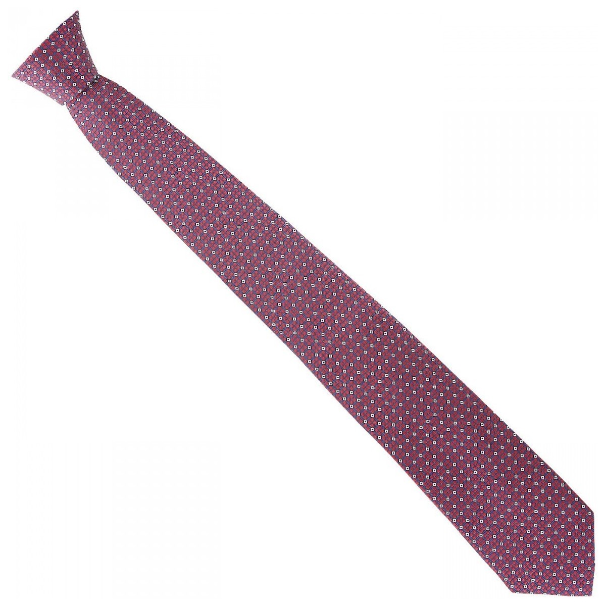 Vêtements Homme Cravates et accessoires Emporio Balzani cravate en soie jacquard bordeaux Rouge