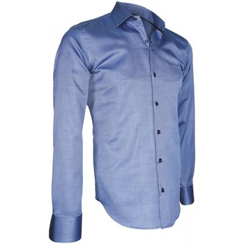 Emporio Balzani chemise double retors biagi bleu Bleu