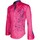 Vêtements Homme Chemises manches longues Andrew Mc Allister chemise brodee flowerty rose Rose