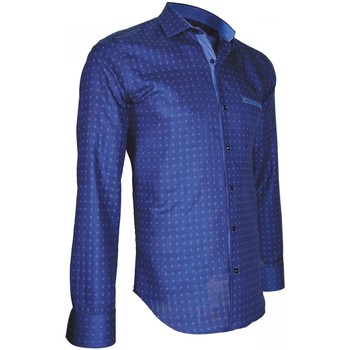 Emporio Balzani chemise mode tascoli bleu Bleu