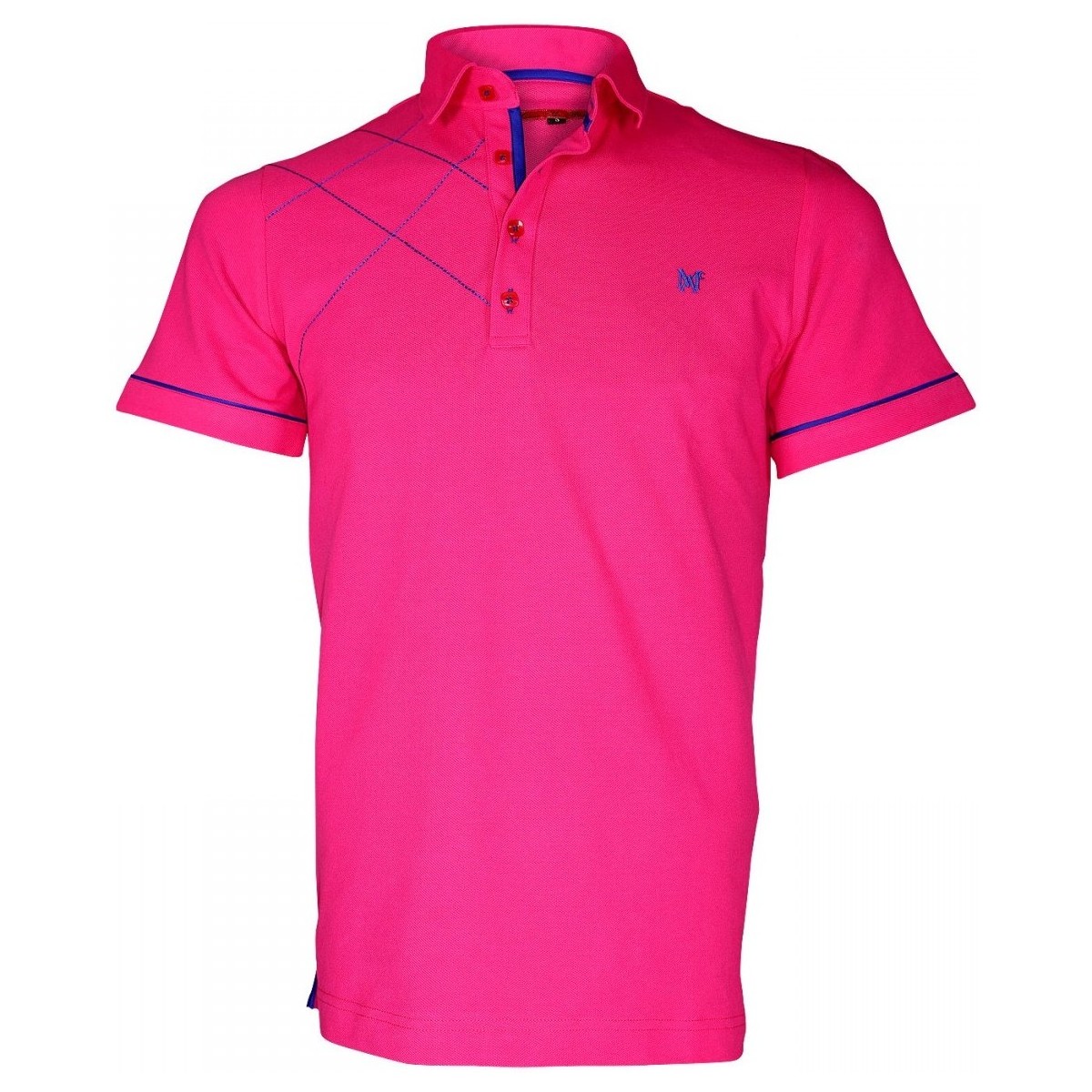 Vêtements Homme Polos manches courtes Andrew Mc Allister polo brode plymouth rose Rose
