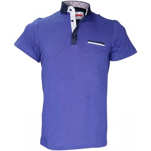 Vêtements Homme Otso Purito Kurzärmeliges T-shirt Andrew Mc Allister polo col boutonnee studland bleu Bleu