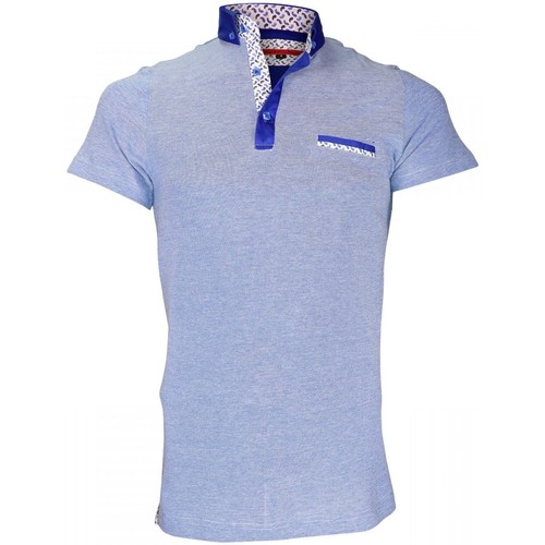 Vêtements Homme Otso Purito Kurzärmeliges T-shirt Andrew Mc Allister polo col boutonnee studland bleu Bleu