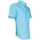 Vêtements Homme Chemises manches courtes Andrew Mc Allister chemisette vichy dixon turquoise Bleu
