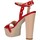 Chaussures Femme Sandales et Nu-pieds Emporio Di Parma 820 santal Femme Rouge Rouge