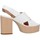 Chaussures Femme Sandales et Nu-pieds Emporio Di Parma 826 santal Femme blanc Blanc