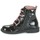 Chaussures Fille Boots Citrouille et Compagnie HEMANU Noir / Rose