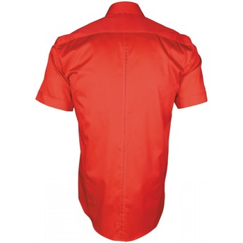 Emporio Balzani chemisette en popeline montebello rouge Rouge