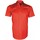 Vêtements Homme Chemises manches courtes Emporio Balzani chemisette en popeline montebello rouge Rouge